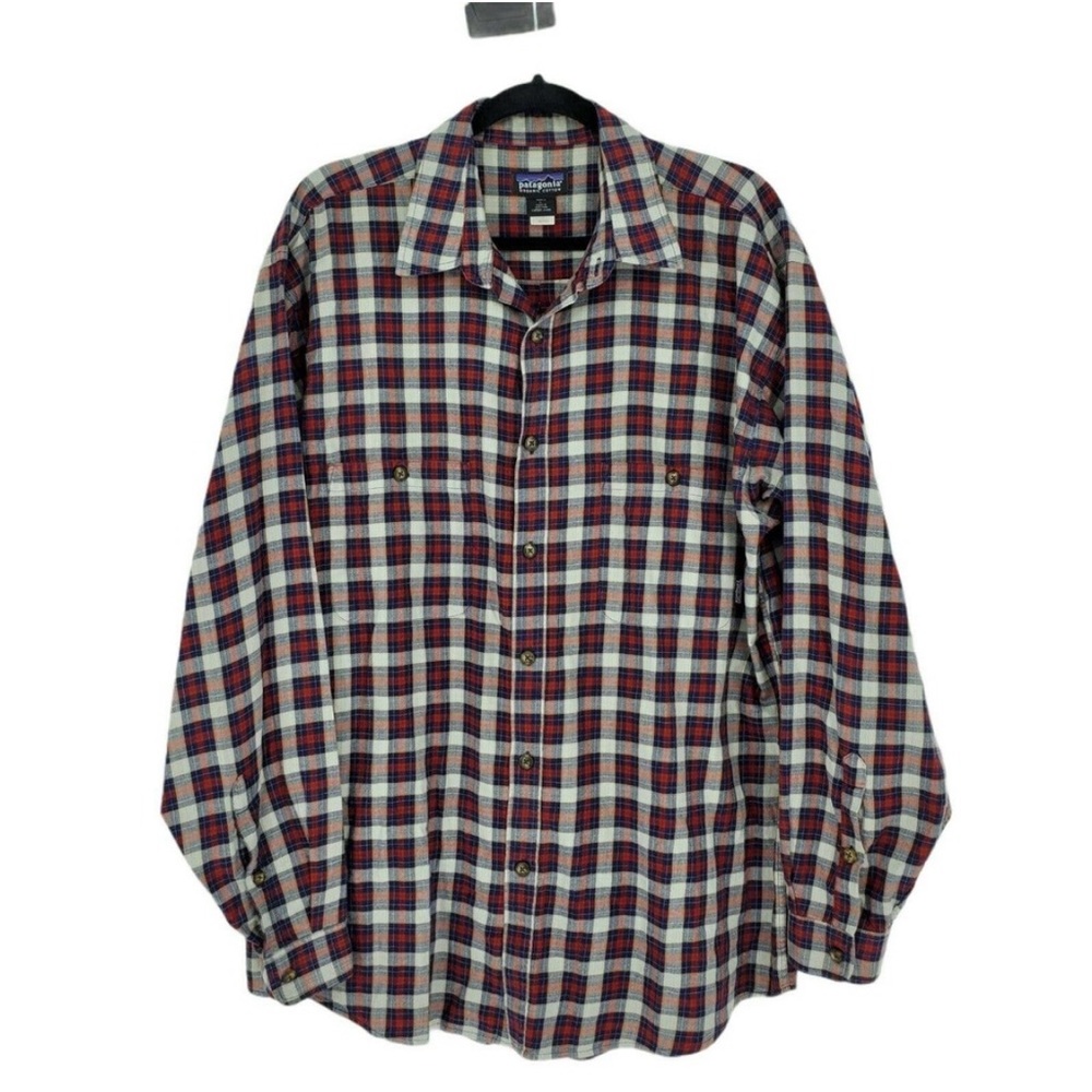 Patagonia Plaid Long Sleeve Button Down Shirt L